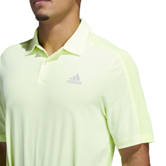 Adidas FJ9915 Men's Sports Aeroready Solar Volt Green Polo Shirt Top Size S - Picture 5 of 13